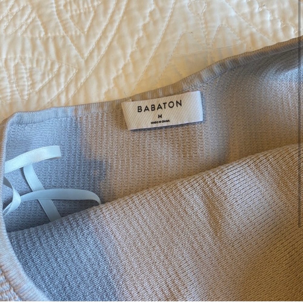 Babaton Contour Ribbed One Shoulder Tank Cropped - Picture 2 of 2